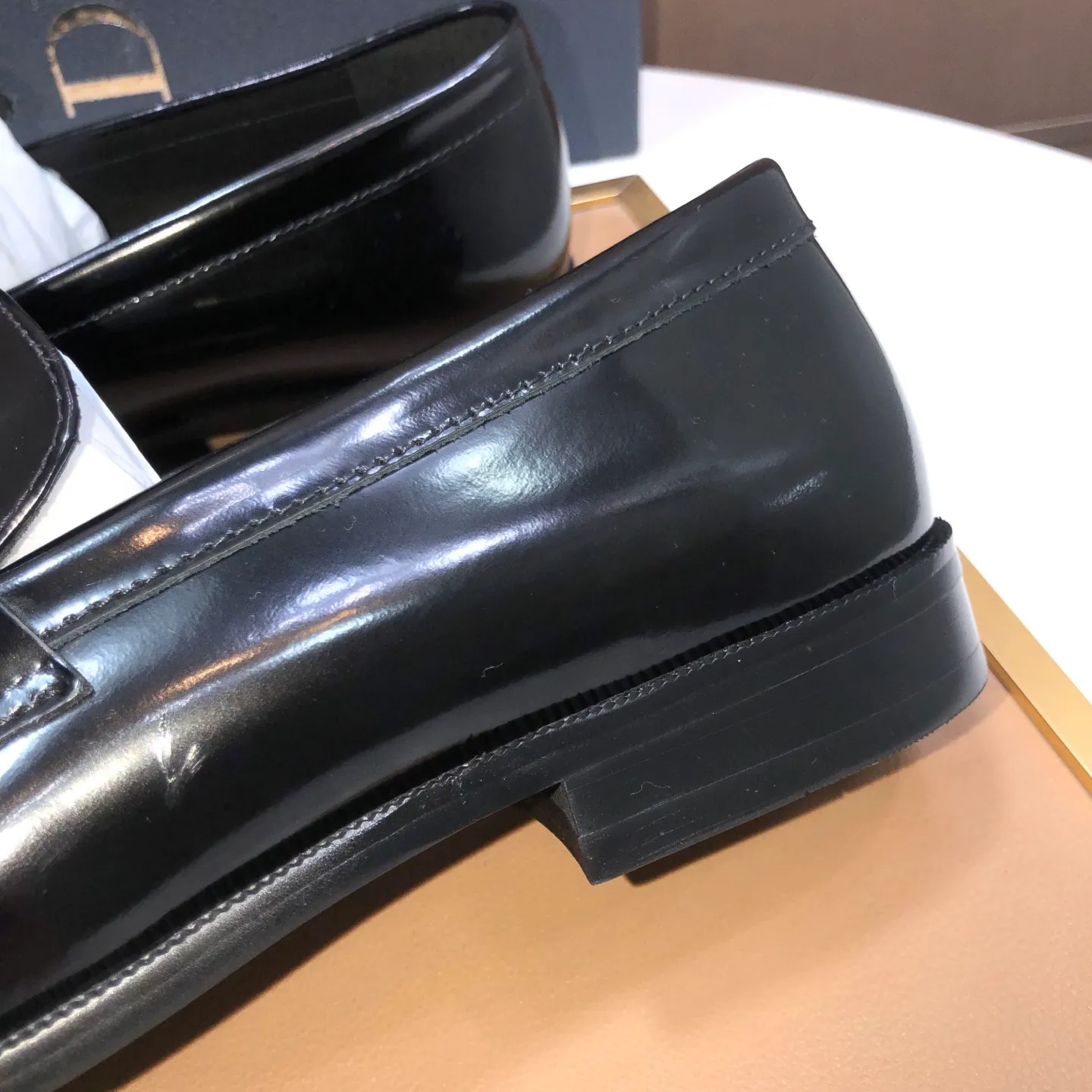 Men's shoes 💰580💰[Dior] (water-dyed cowhide lining) Dior original 1:1 high-quality factory, imported original materials, imported raw cowhide, water-dyed cowhide lining, original TPU outsole, code number: 39-44 (45 customized)